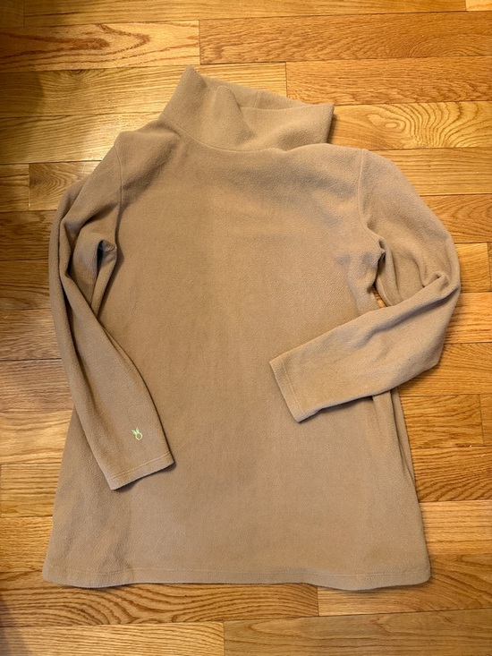 Dudley Stephens Sweaters - Dudley Stephens Camel cobble hill Fleece Turtleneck Sweater XL made in the USA